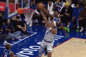 你什么状元？埃奇库姆防守追身大帽班凯罗近在咫尺的上篮