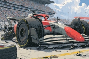 这把是恩怨局！特纳赛后发布破碎赛车的动态 随后又将其删除