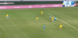 上海全运女足后防送大礼！韩旋爆射破门，江苏全运女足1-1扳平