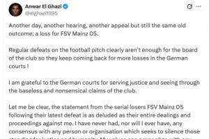 埃尔加齐：美因茨再次败诉，你们永远无法让支持巴勒斯坦的人噤声